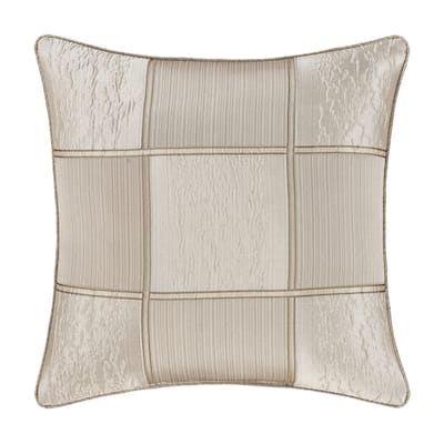 Brando Flax 20" Square Decorative Throw Pillow