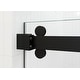 preview thumbnail 14 of 33, Polaris 60 in. x 78 in. Fully Frameless Glass Sliding Bypass Shower Doors with Square Hardware