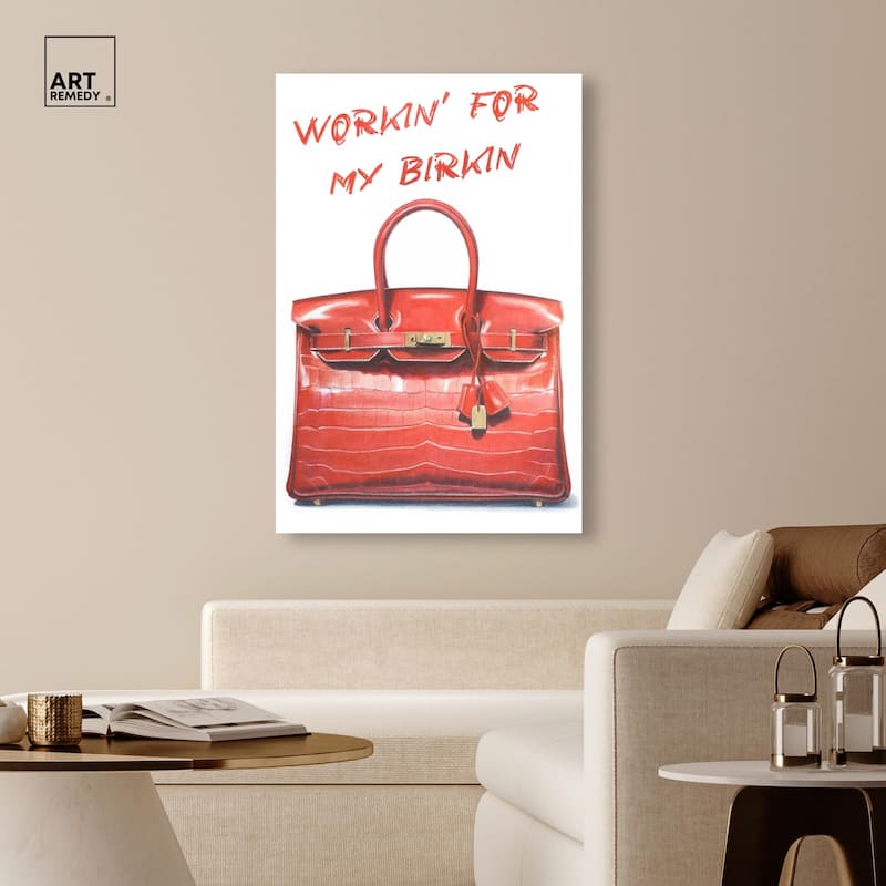 Doll Memories - Red Dream Canvas by Art Remedy, Gallery Wrapped