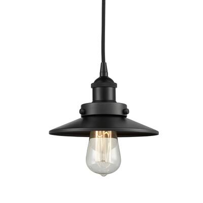 Innovations Lighting 616-1PH-6-8 Railroad Pendant Railroad 8" Wide