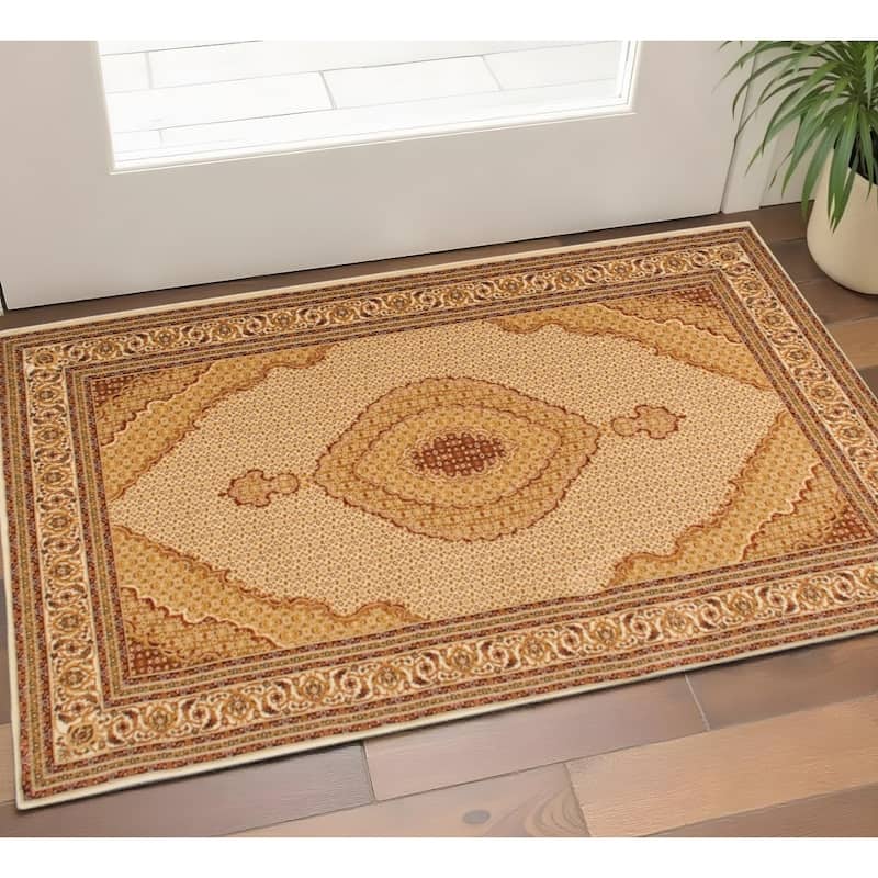 HomeRoots Gihe Moroccan Traditional Runner Area Rug - 2' X 5'