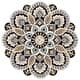 preview thumbnail 7 of 17, SAFAVIEH Handmade Novelty Urtza Ornate Flower Wool Rug