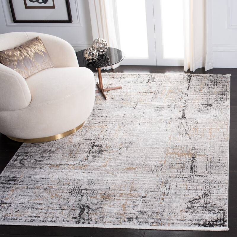 SAFAVIEH Shivan Fikreta Modern & Contemporary Rug - 4' x 6' - Grey/Gold