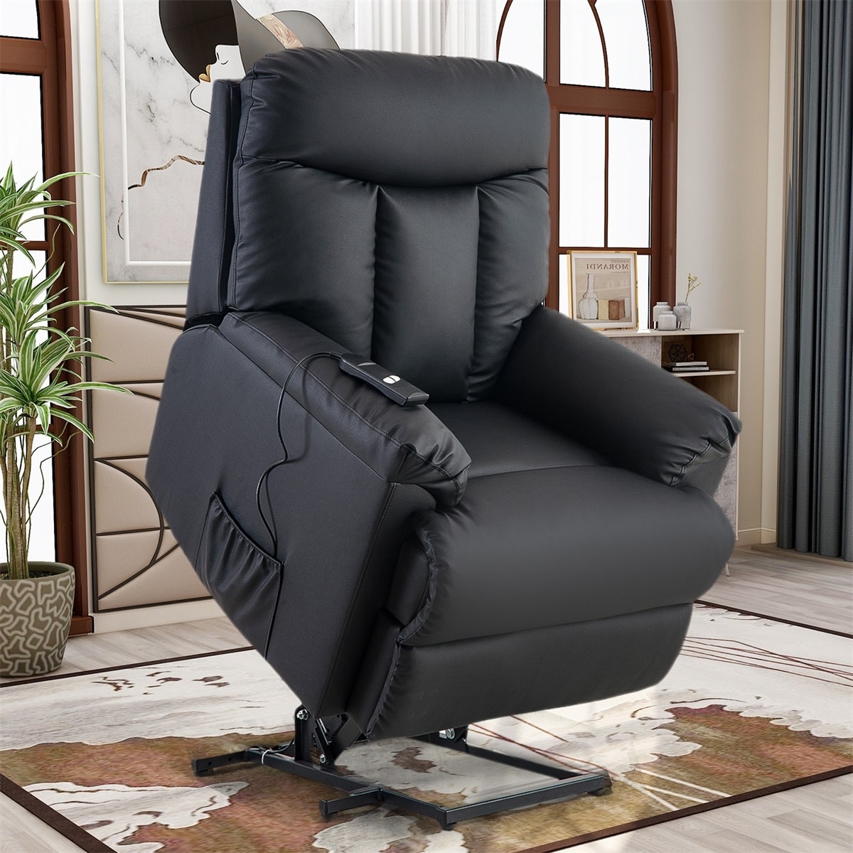 Shop Merax Power Pu Leather Living Room Heavy Duty Reclining