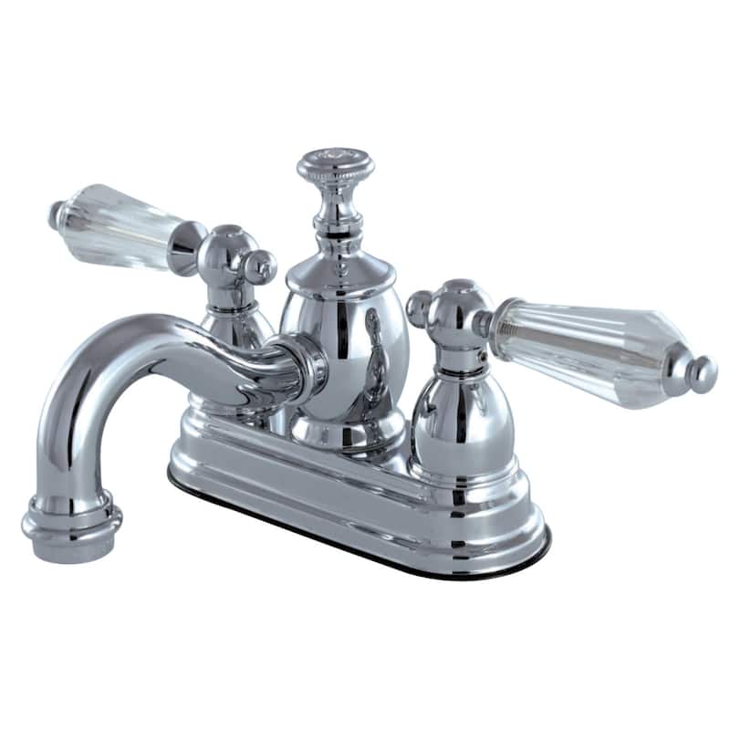 Kingston Brass Wilshire Centerset Bathroom Faucet - Includes Metal - Chrome