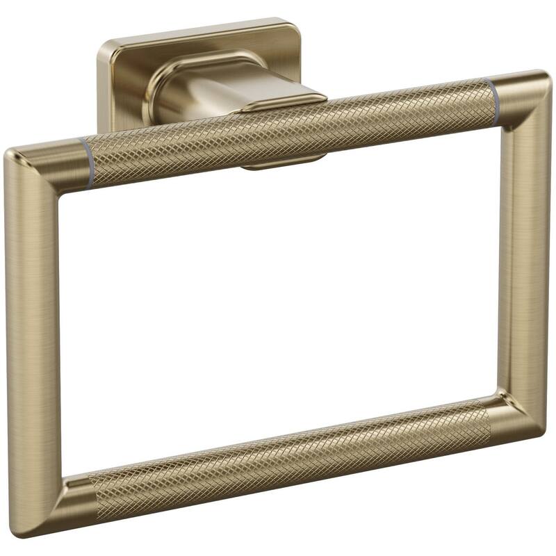 Amerock Esquire 5-1/4" Wall Mounted Towel Ring - Golden Champagne