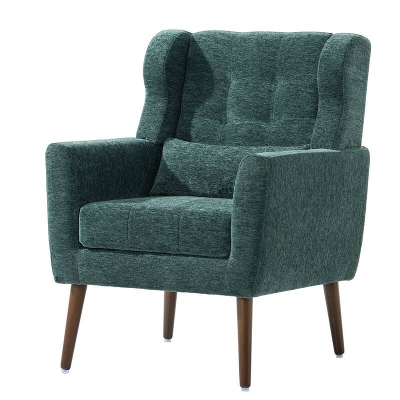 Modern Accent Chair Upholstered Foam Filled Living Room Chairs Comfy Reading Chair