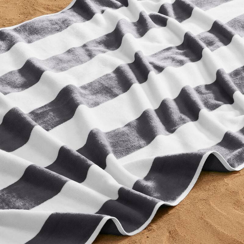 Linery & Co. Cotton Stripe Beach Towel, 4 Pack - 30" x 60"