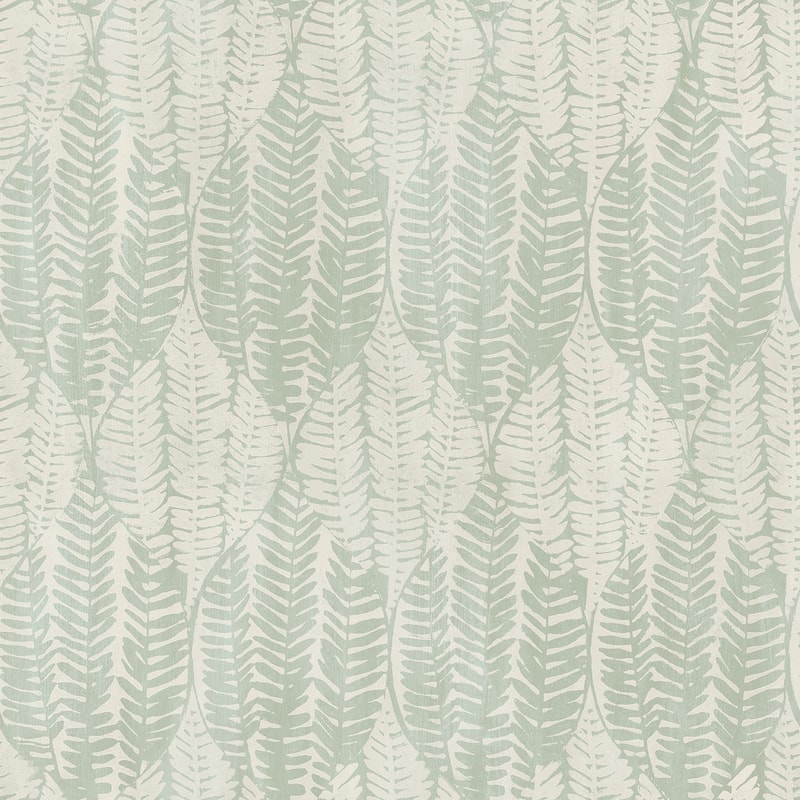 Galerie Wallcoverings Bazaar Wasabi Leaves Design Non-woven Metallic Wallpaper Roll - 33 feet x 21 inches - Green