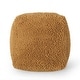 preview thumbnail 6 of 27, Moloney Modern Microfiber Chenille Square Pouf by Christopher Knight Home