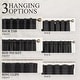preview thumbnail 25 of 37, Cotton Blend Light Filtering Textured Back Tab/Rod Pocket Curtain Pair (Set of 2)
