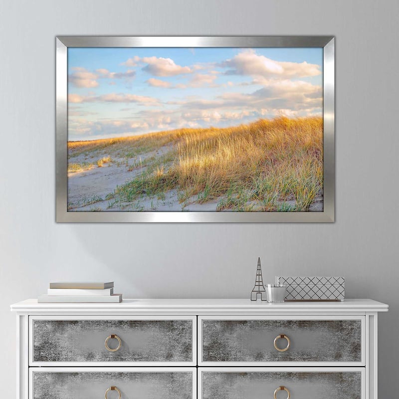"Grassy Dunes Panorama" by Brooke T. Ryan Print on Acrylic