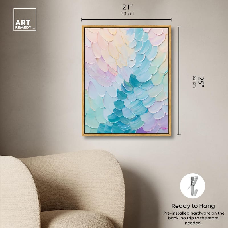 Mermaid Scales Canvas by Art Remedy