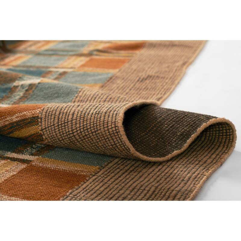 Momeni Adobe Hand Woven Wool and Jute Geometric Area Rug