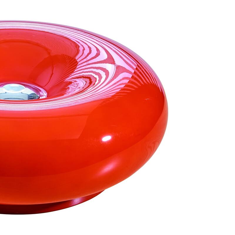 12 Inch LED red glass shade wall sconce/ Desk Lamp