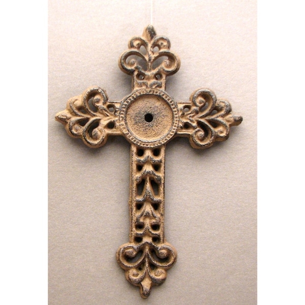 Medium Open Fleur De Lis Cross S / 2
