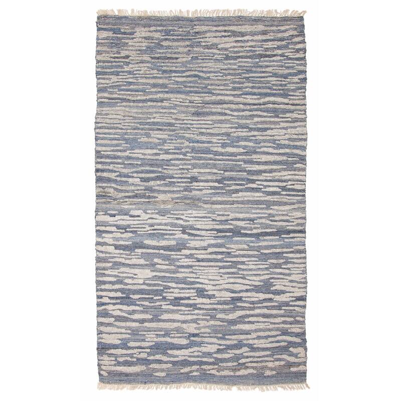 Tangier Blue Rug 5'0" x 8'8" - 5'0 x 8'8 - Blue - 5'0 x 8'8