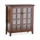 preview thumbnail 12 of 16, WYNDENHALL Stratford Solid Wood Transitional Medium Storage Cabinet - 38"w x 16.1"d x 40.6" h