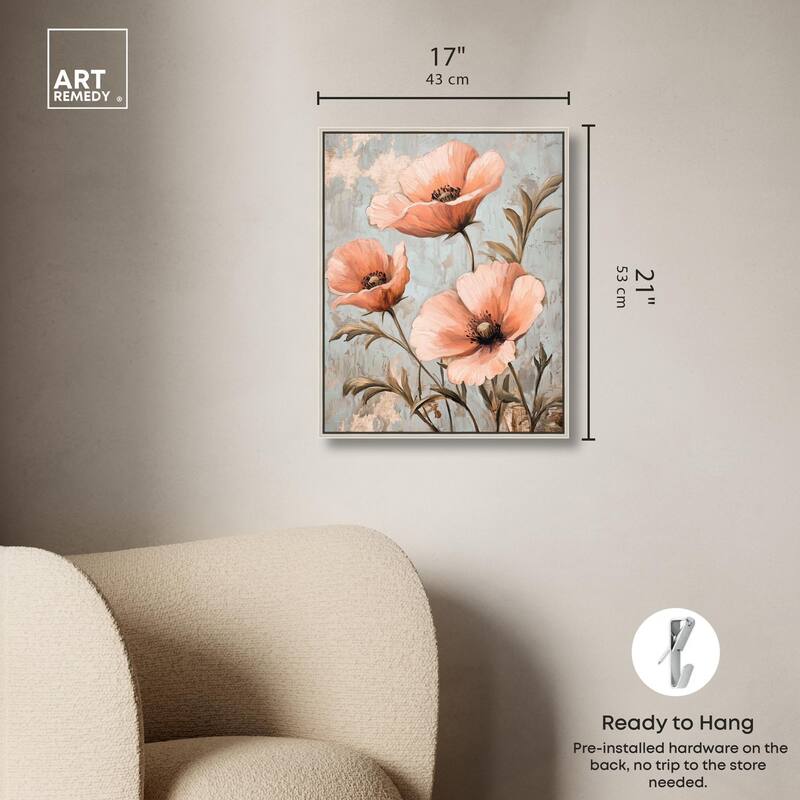 Artistic Blooms Canvas by Art Remedy