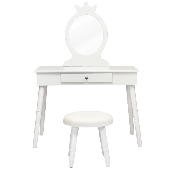 childrens vanity table and chair