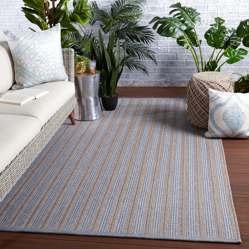 Crew Indoor/ Outdoor Striped Area Rug