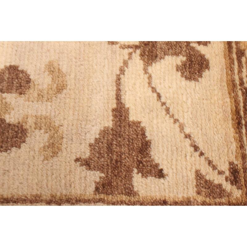 ECARPETGALLERY Hand-knotted Aubusson Cream Wool Rug - 5'10 x 8'9