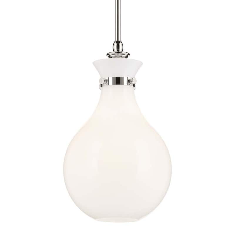 Kichler 52776 Laria 10" Wide Mini Pendant - Polished Nickel