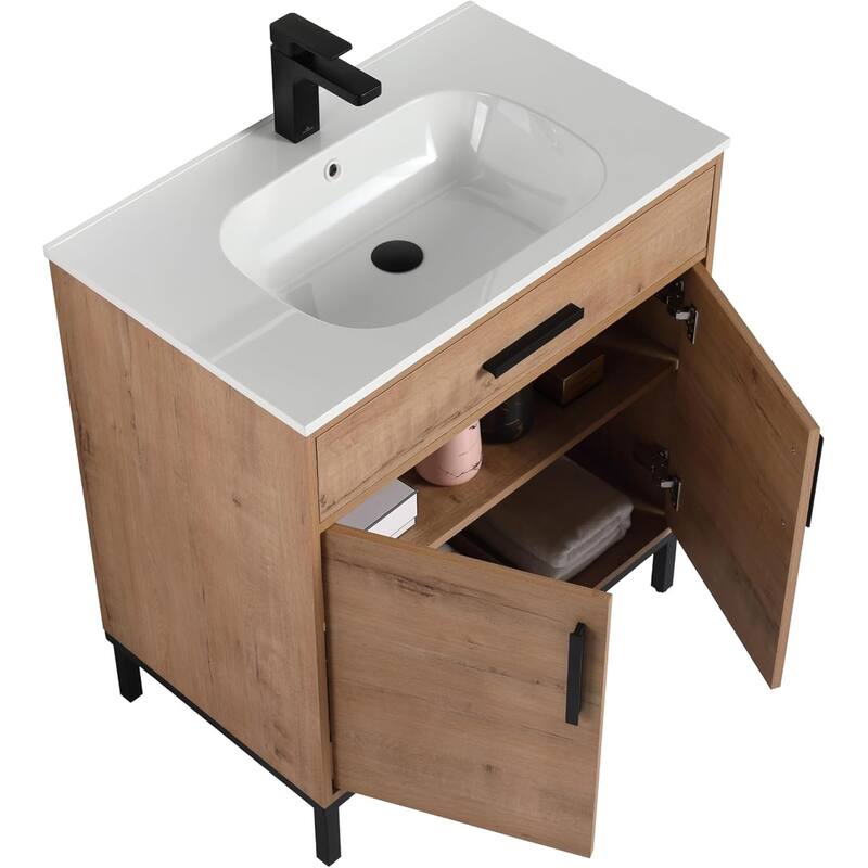 Blossom Freestanding Bathroom Vanity with SMC Sink All Wood