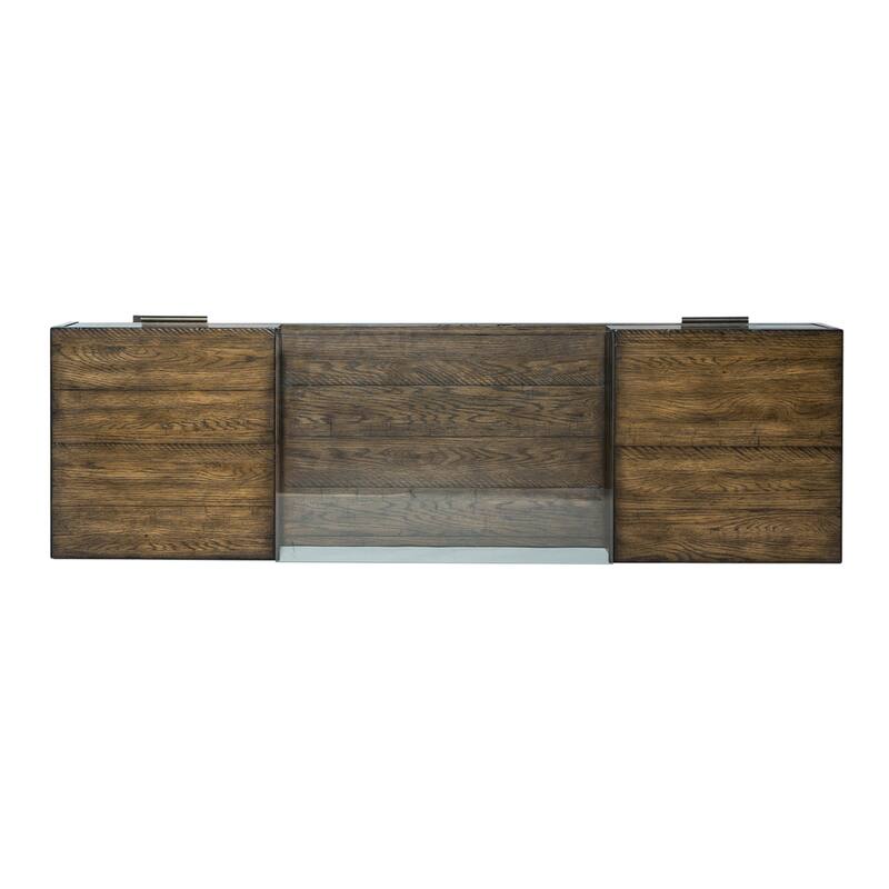 Lennox Weathered Chestnut Drawer Sofa Table