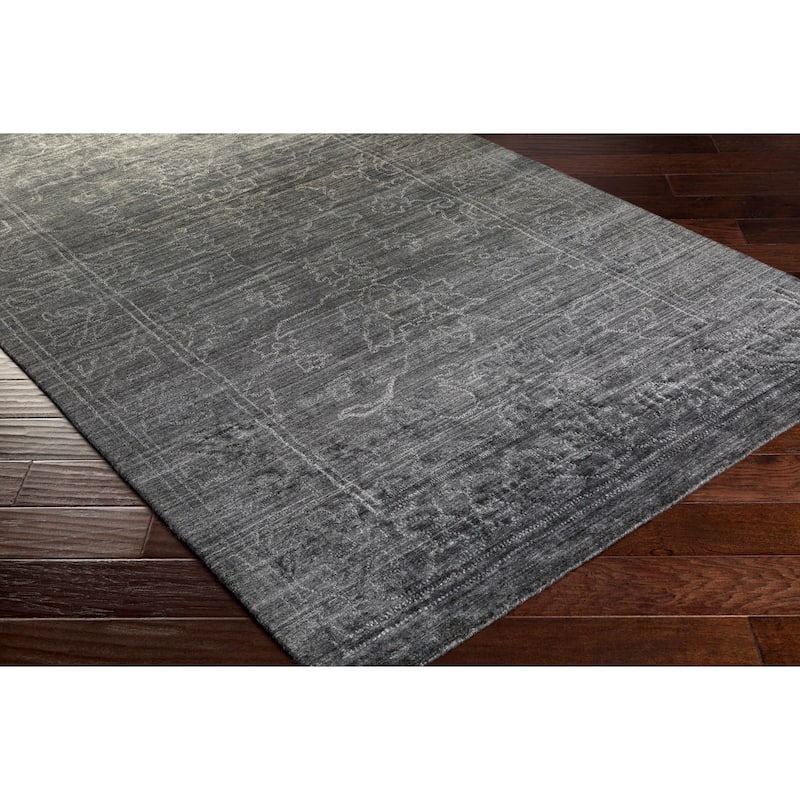Surya Dove Hand-loomed Viscose Area Rug