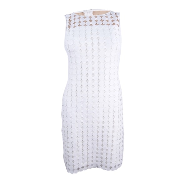Lauren by Ralph Lauren Women's Geometric Square Lace Dress - Bed Bath &  Beyond - 41458246