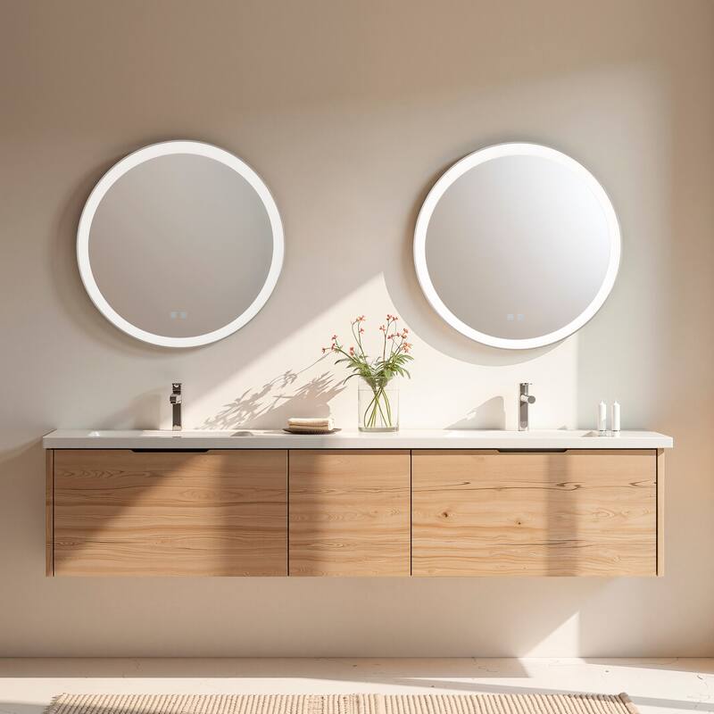 Mirror Lamp Mod 1 - N/A - Brushed Nickel
