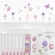 preview thumbnail 1 of 2, Sweet Jojo Designs Pink and Purple Butterfly Peel and Stick Wall Decal Stickers Art Nursery Decor (Set of 4)