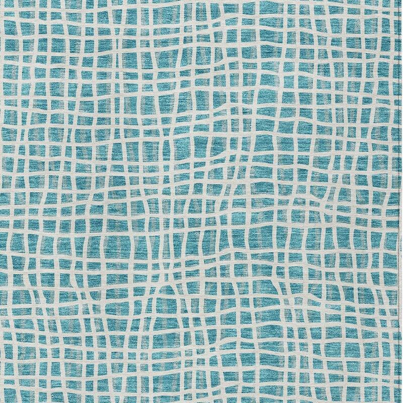 HomeRoots Striped Transitional Rectangle Outdoor Rug