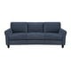 preview thumbnail 27 of 49, Fremont & Park Diboli Chenille 3-Piece Living Room Set - Wood Finish Exposed Feet