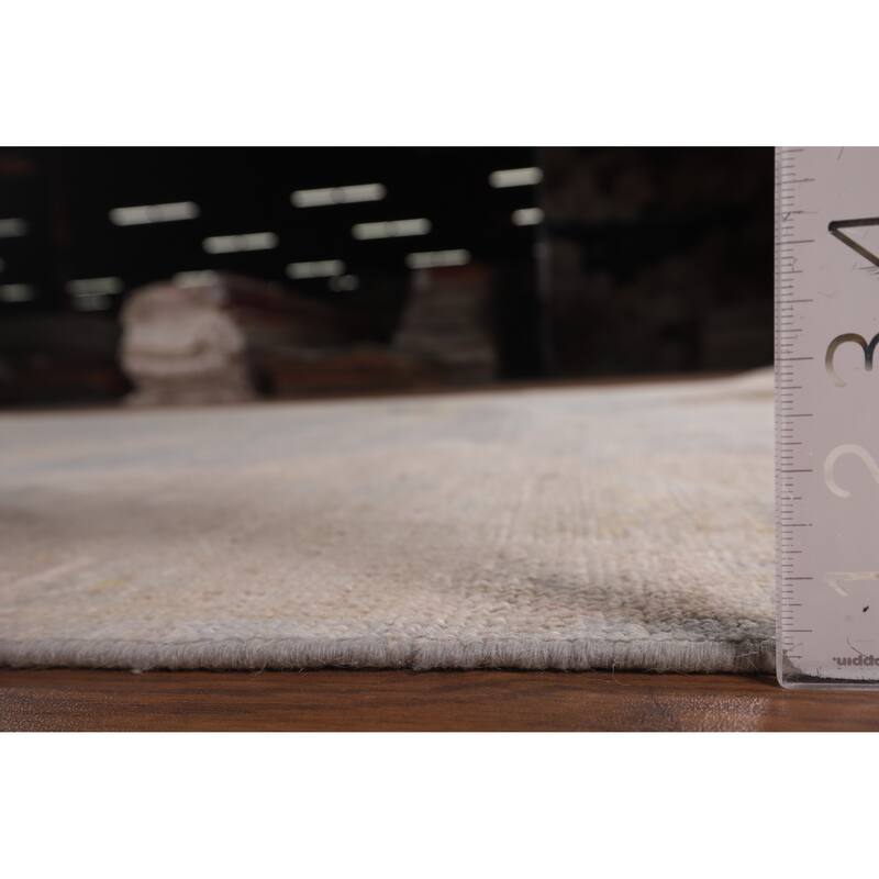 Oushak Turkish Area Rug Hand-Knotted Vegetable Dye Wool Carpet - 8'2"x 10'0"