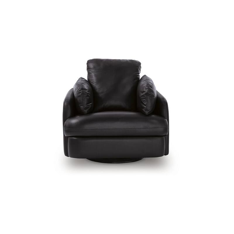 Signature Design by Ashley ModMax II Black Swivel Glider Recliner