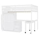 preview thumbnail 5 of 55, Space-Saving Loft Bed with Storage Stairs & Two Drawers, Wooden Full Bed Frmae wiht Shelves Wardrobe, Movable table & Side Desk