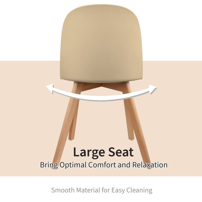 Set of 2 Modern Plastic Side Chairs with Wire Chrome Legs Ergonomic Dining Chairs for Kitchen, Dining Room, Office & Living Room