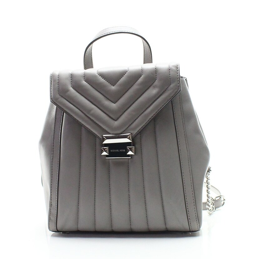 michael michael kors whitney quilted leather backpack