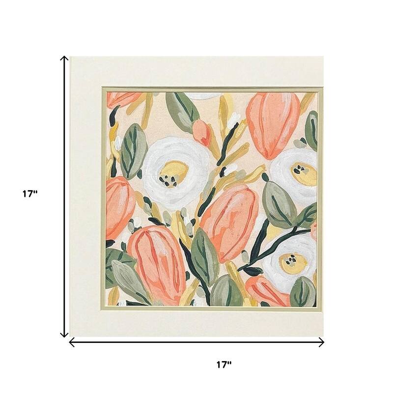 HomeRoots Set Of Two Gleeful Garden Silver Framed Wall Art