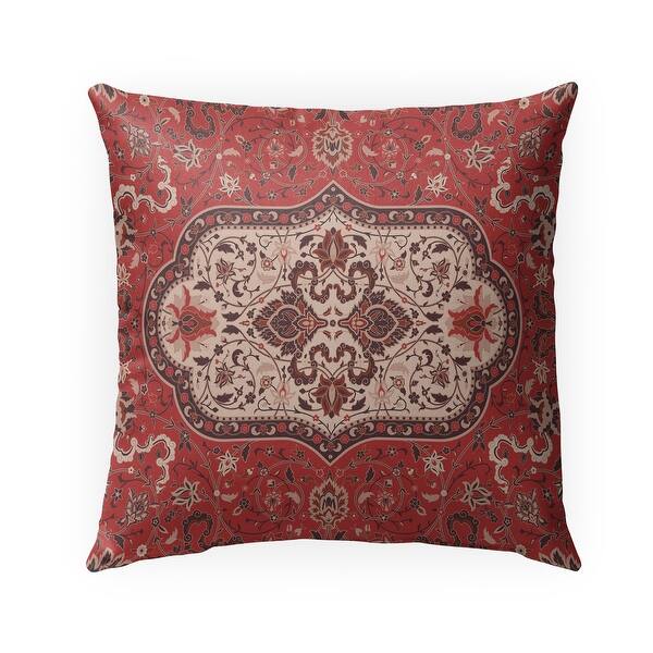 slide 1 of 6, EMPIRE RED Indoor-Outdoor Pillow By Marina Gutierrez
