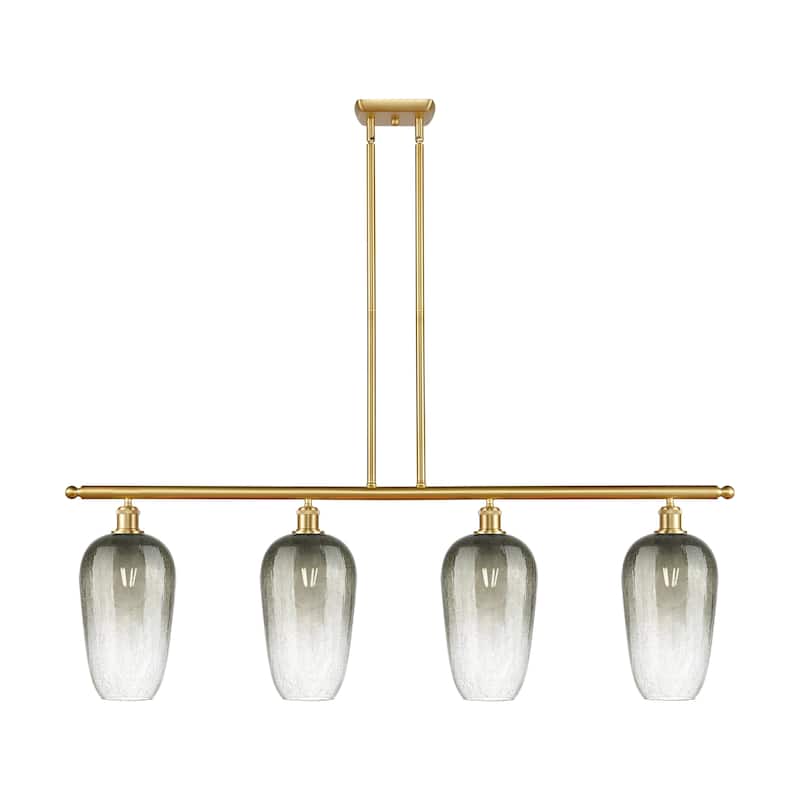 Innovations Lighting Endless Possibilities Ballston - Brookhaven Flute - 4 Light 48" Stem Hung Island Light