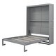 preview thumbnail 16 of 16, Queen Size Murphy Bed Wall Bed with Shelves,No Box Spring Needed,Easy Assembly