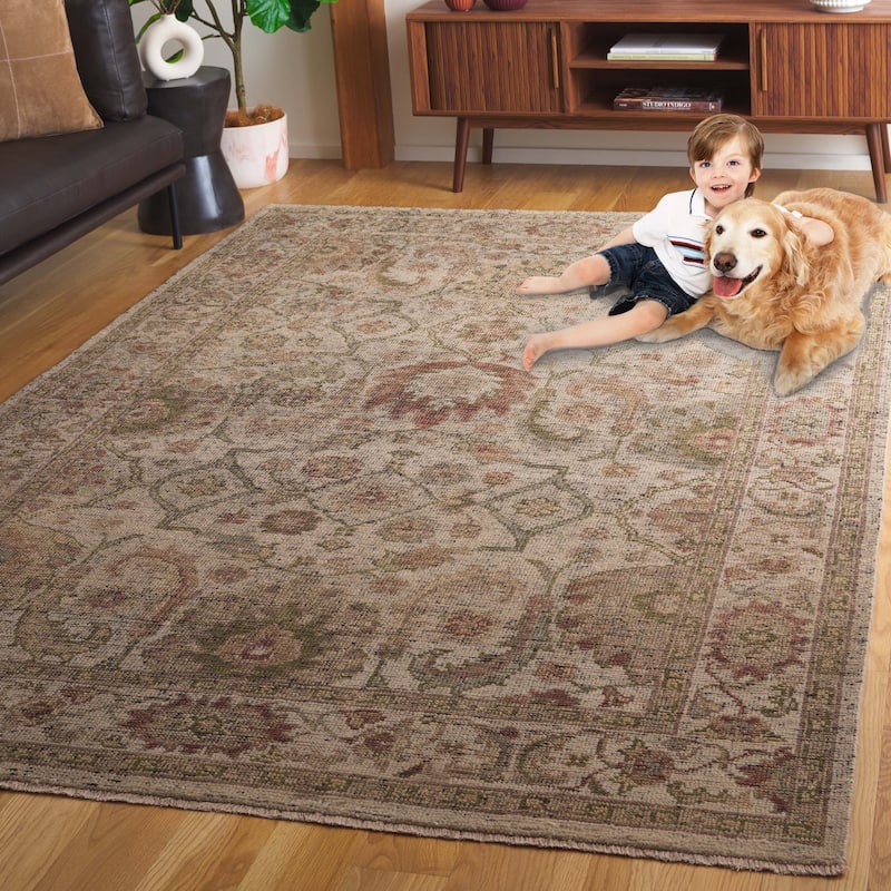 SAFAVIEH Hand-Knotted Izmir Senka Traditional Wool Rug