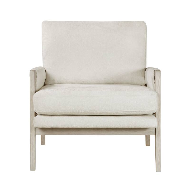 Willia 31.5" Chenille Accent Chair - Light Brownish-Gray Finish Frame