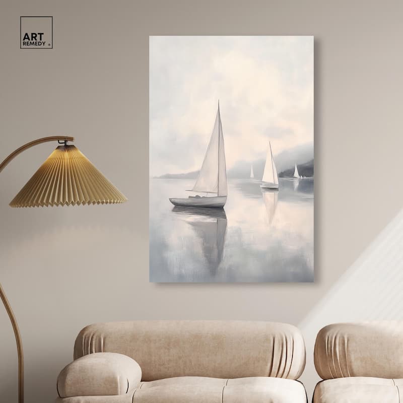 Dreaming of Sails Canvas by Art Remedy, Gallery Wrapped
