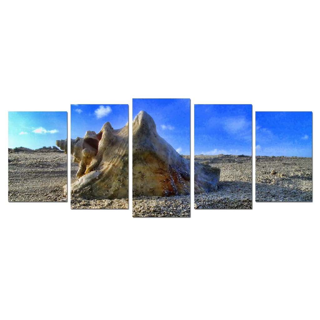 Ready2HangArt 'Sunset' 5-Piece Wrapped Canvas Wall Art Set