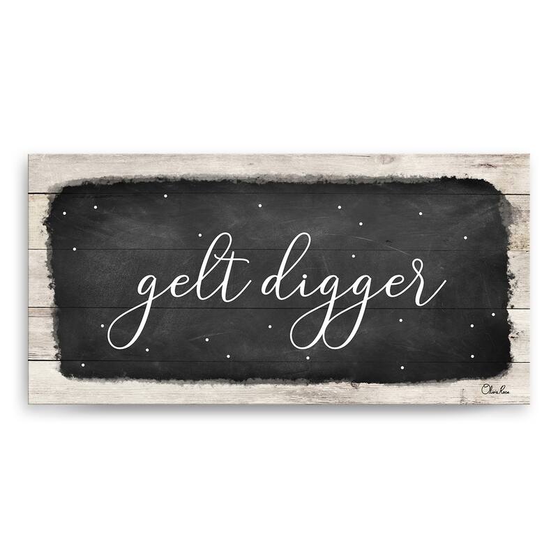 Ready2HangArt 'Gelt Digger' Hanukkah Canvas Wall Art by Olivia Rose