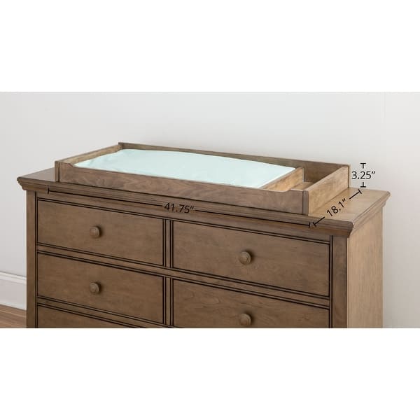 Hanley 42" Wide Changer Top, Cashew